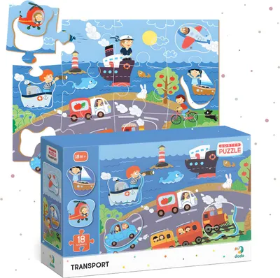 Produktbild von Puzzle Sortierer Transportmittel Spielend Lernen Transportmittel 18 Teile