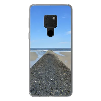 Produktbild von MuchoWow® Handyhülle Schutzhülle Hülle für Huawei P40 Lite Nordsee - Strand - Wasser Silikon Softcase Handy Hülle - Handy