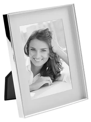 Produktbild von FINK Bilderrahmen KIM 13x18 cm - Fotorahmen aus Stahl versilbert, Glas, silberfarben, anlaufgeschützt, Geschenk