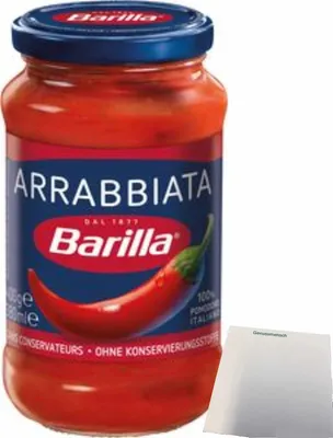 Produktbild von Barilla Arrabbiata Sauce (400g Glas) + usy Block