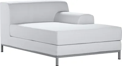 Produktbild von Dekoria Bezug für Kramfors Sofa Recamiere rechts, weiß, Bezug für Recamiere rechts Kramfors