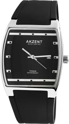 Produktbild von AKZENT EXLUSIVE Herrenuhr mit Silikonband, IPS