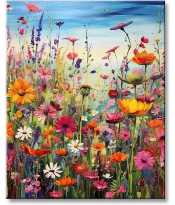 Obrázek produktu pro Sada pro malování diamantem, květiny, 40x50 cm, 5D, pro dospělé, kreativní sada