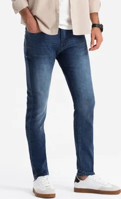 Produktbild von Ombre Clothing Denim-Hosen für Männer Thiaw Blau M