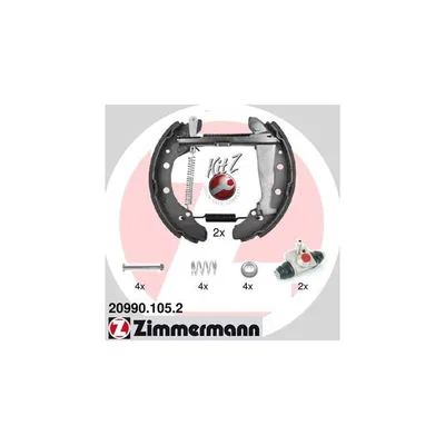 Produktbild von Zimmermann Bremsbacken + Radzylinder hinten für Audi A2 Seat Arosa Ibiza 2 VW Fox Golf 2 3 4 Lupo