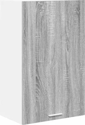 Immagine prodotto di vidaXL Armadio a muro grigio Sonoma e bianco 50 x 31 x 80 cm Materiale a base di legno