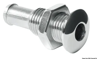 Produktbild von Mini Borddurchlass AISI 316 bündig mount 1/4" Osculati 17.214.02