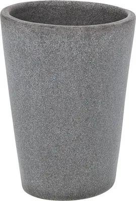Obrázek produktu pro WENKO Držák hrnku na zubní kartáček Police na zubní pastu Koupelna PEBBLESTONE Grey