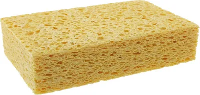 Produktbild von Saugstarker Viskoseschwamm gelb 1 Stück - Schonende Reinigung für empfindliche Oberflächen
