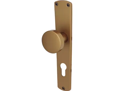 Produktbild von Alpertec PZ-Knopflangschild Phil Aluminium bronze abgerundet