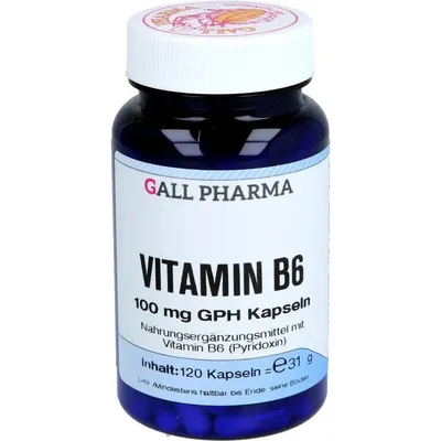 Produktbild von Vitamin B6 100 mg Gph Kapseln 120 St