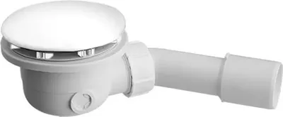 Produktbild von Ablaufgarnitur, Siphon Dusche, Badewanne weiß 90mm