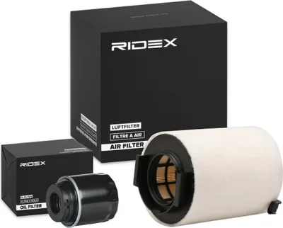 Produktbild von RIDEX Filterset Inspektionspaket Filtersatz für VW GOLF VI (5K1) TIGUAN (5N) Passat Variant (3C5) GOLF PLUS (5M1, 521) für AUDI A3 Sportback (8PA)