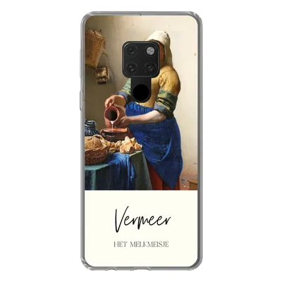Produktbild von MuchoWow® Handyhülle Schutzhülle Hülle für Huawei P40 Lite Kunst - Milchmädchen - Vermeer Silikon Softcase Handy Hülle - Handy