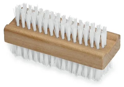Image de Brosse à main double face PP-blanc
