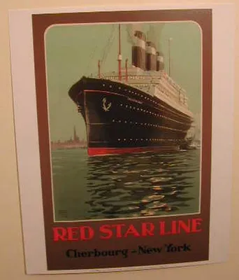 Obrázek produktu pro Red Star Line – plakát 24 x 30 cm