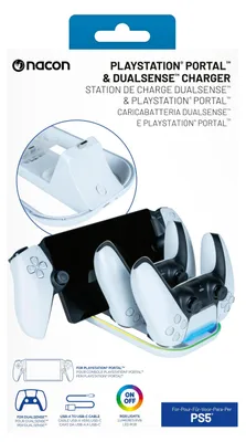 Produktbild von 3-in-1 Ladestation [RGB, white] für PS5
