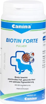 Produktbild von Canina Biotin Forte Pulver 200g