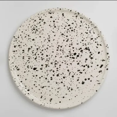 Produktbild von Großer Teller 34 cm - Galaxy gesprenkelt