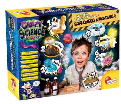 Image de Crazy Science Big Laboratory of the Mad Scientist 7in1 68654 LISCIANI