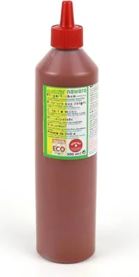 Produktbild von ökoNorm Fingerfarbe nawaro, Flasche 500ml - braun