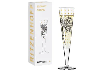 Produktbild von Goldnacht Champagnerglas #30 Von Lisa Hofgärtner