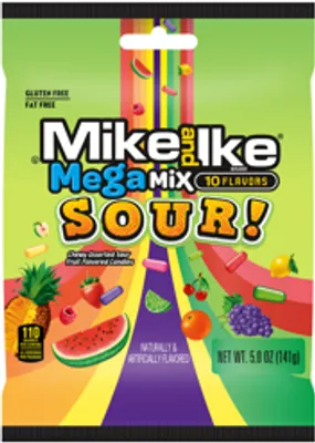 Produktbild von Mike and Ike Mega Mix Sour (12 x 141g)