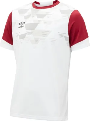 Image de Umbro - Maillot "Quatre" pour homme UO120 (XL) (Blanc/Bordeaux)