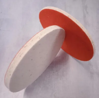 Produktbild von Abreo Polierfilz-Scheibe Klett 150mm 6mm Reinigen Polieren