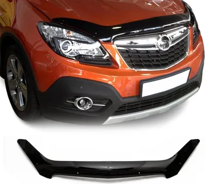 Produktbild von Motorhaube Deflektor Insekten Steinschlagschutz für Opel Mokka 2012-2019 Dunkel