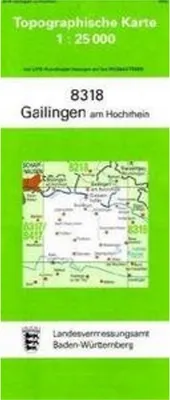 Produktbild von Topographische Karte Baden-Württemberg Gailingen am Hochrhein