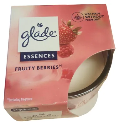 Produktbild von Glade Duftkerze im Glas mit Dekorfolie, 108 g, Fruity Berries