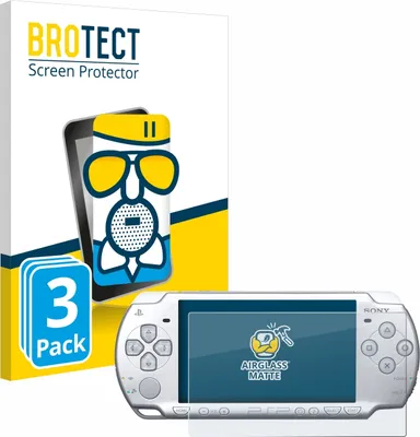 Produktbild von 3x BROTECT Entspiegelungs Schutzglas für Sony PSP 2004 Schutzfolie Panzer Folie Glas Display Schutz matt
