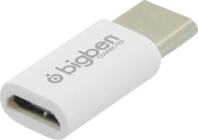 Image de BIGBEN CONNECTED ADAPTMICTOC - Adaptateur MicroUSB/USB C Blanc