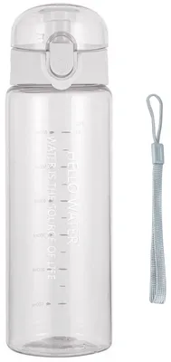 Zdjęcie produktu dla Butelka na wodę, przezroczysta, pojemność 770 ml, szczelna, idealna do sportu i podróży