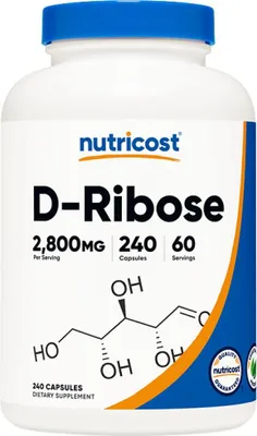 Imagen del producto de Nutricost | D-Ribosa, 2800 mg