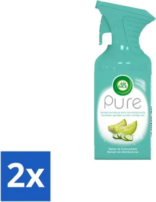 Obrázek produktu pro Air Wick – osvěžovač vzduchu – čistá meloun a okurka – 250 ml – výhodné balení – 2 kusy