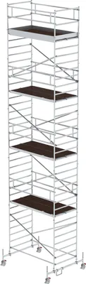 Produktbild von MUNK Rollgerüst mit Doppelplattform 1,35x2,45m Plattform, 11,35m AH