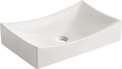 Produktbild von Beitz & Walz AqvaCeramica Aufsatzbecken eckig 540 x 345 mm weiß