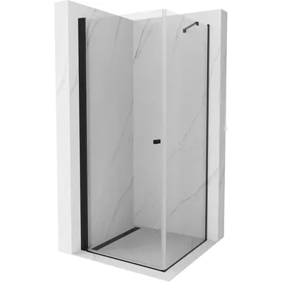 Obrázek produktu pro Mexen Pretoria sprchový kout s otočnými dveřmi 70 x 70 cm, Průhledné, Černá - 852-070-070-70-00