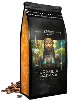 Produktbild von Kaffeebohnen 1 kg BRASILIEN PARANA frisch geröstet für Vollautomaten