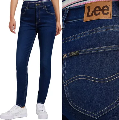Produktbild von Lee ULC SKINNY HIGH MARINEBLAU DAMEN SKINNY-JEANS W26 L33