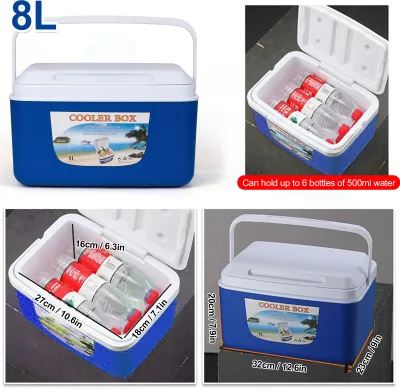Produktbild von Outdoor Isolierte Kühlbox Lunch Box für Camping Picknick Strand Auto