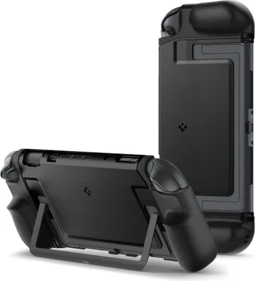 Produktbild von Spigen Dual Grip Nintendo Switch 2 Schwarz