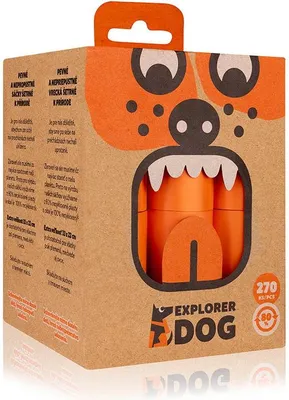 Zdjęcie produktu dla Woreczki na psie odchody z recyklingu Explorer Dog 270 sztuk