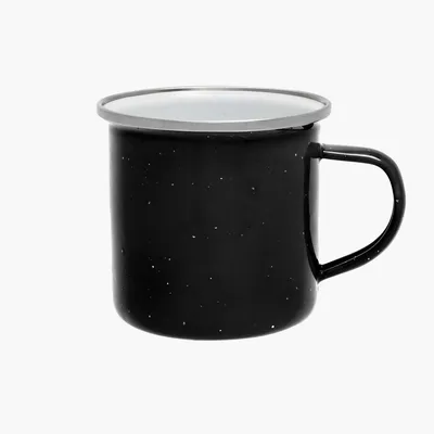 Produktbild von Origin Outdoors Emaille-Becher 360 ml schwarz