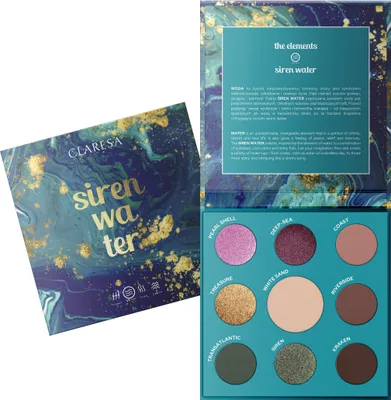 Obrázek produktu pro Claresa, Paleta cieni Siren Water, 12 g