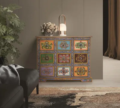 Immagine prodotto di Tavolino Nivor in legno di mango, 60 cm x 70 cm x 30 cm Giner y Colomer
