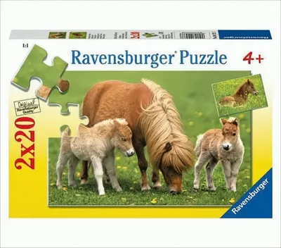 Obrázok produktu pre Roztomilé poníky 2 x 20 dielov puzzle