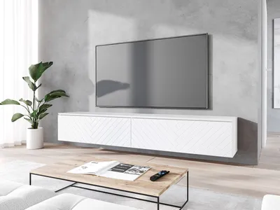 Image de Meuble TV 180 cm WILLA D - blanc 1